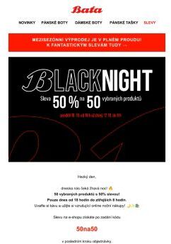 💥 Black night 💥 | 50 produktů s 50% slevou! Pouze dnes v noci! ✨🛍️