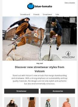 New Streetwear Styles by Volcom