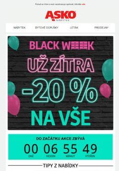 SLEVA -20 % na VŠE již zítra!