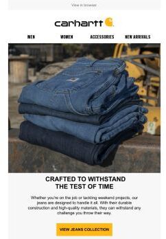 Discover our timeless jeans collection