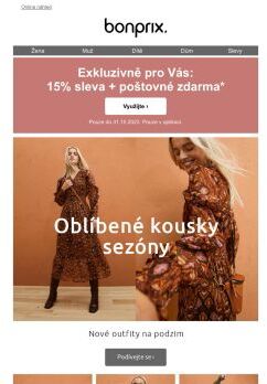 15% sleva & poštovné zdarma v aplikaci