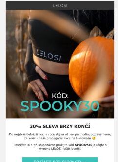 Končí promo akce Halloween ⏰