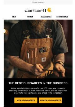 Carhartt Dungarees, a Century of Quality