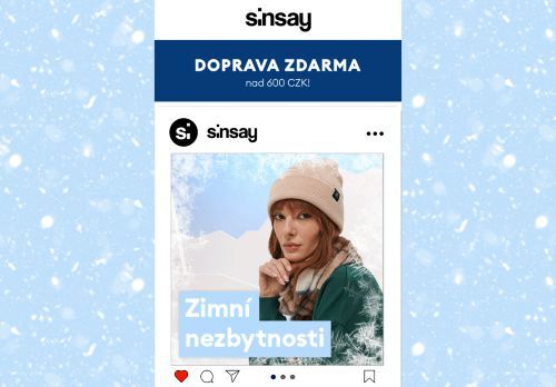 Zima se Sinsay není tak špatná! ☃️