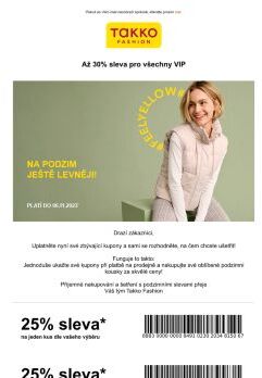 Pospěšte si a ušetřete až 30% na oblíbený kousek!