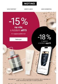 Slevová mánie! -18 % na VŠE! 🎉🛍️