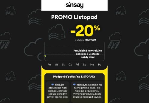 -20% 🌧️ PROMO listopad začal 🖤