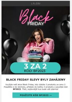 Black Friday promo akce je tady