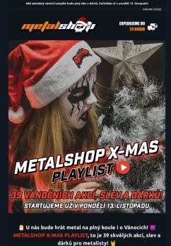 🎅 METALSHOP X-MAS PLAYLIST = 39 akcí, slev a dárků pro metalisty!