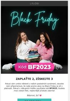 Ukořistěte nabídky na Black Friday