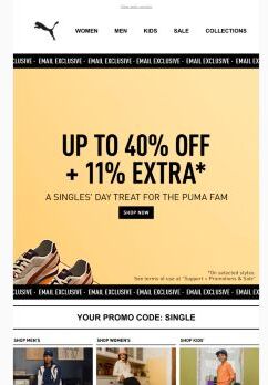 Exclusive: Up to 40% OFF + 11% EXTRA*