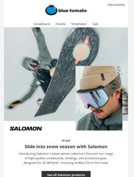 Salomon: New Winter Arrivals