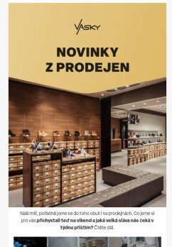 Co se právě děje na Vasky prodejnách? 👞