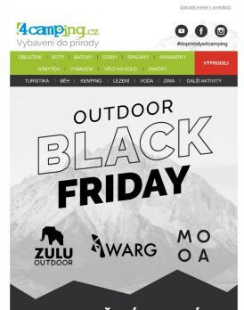 ➡ Zulu, Wrag, Mooa - prostě to nejlepší z outdoorového Black Friday