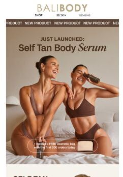 JUST LAUNCHED: Self Tan Body Serum 🙌🏽