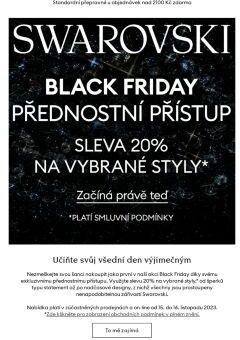 Přednostní přístup na Black Friday začíná právě teď