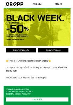 Nezmeškejte: Black Week se blíží 🖤