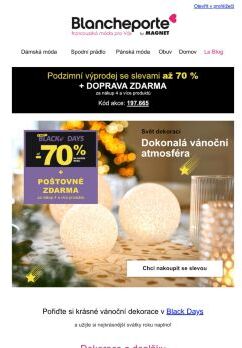 Až -70 % | Vše pro magické Vánoce 🎄