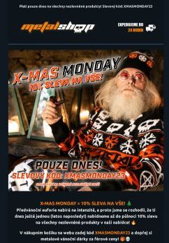 X-Mas Monday - 10% SLEVA NA VŠE! 🎁