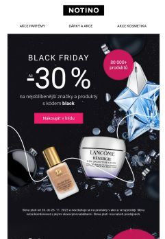 Black Friday slevy: Až −30 % na Lancôme, Vichy, Gillette a další TOP značky!