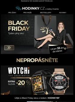 BLACK FRIDAY si nemůžete nechat ujít • ČAS je na vaší straně