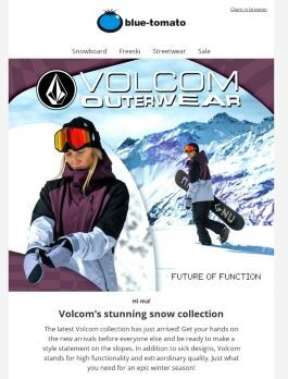 Just dropped: Snowwear styles by Volcom 💎