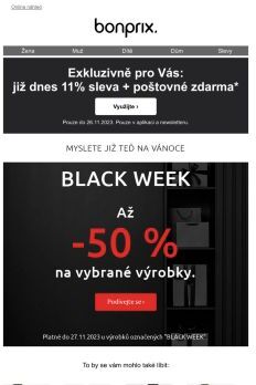 Exkluzivně pro Vás: -11% + poštovné zdarma