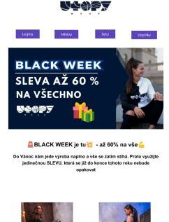 BLACK WEEK je tu💥  - až 60% na vše💪