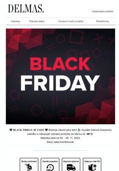 📣 Black Friday je tady | Užijte si víkend plný slev 😎