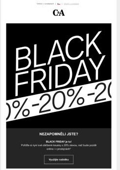 Nezapomeňte: 20% sleva na VŠE!