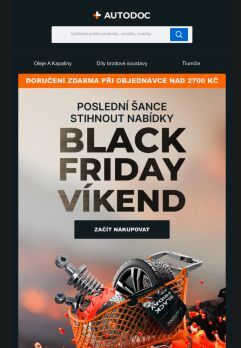 ➡ Black Friday končí!!!