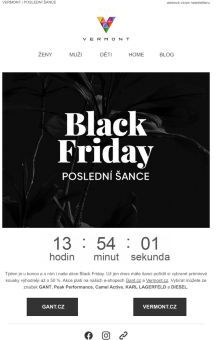 BLACK FRIDAY končí, pospěšte si!