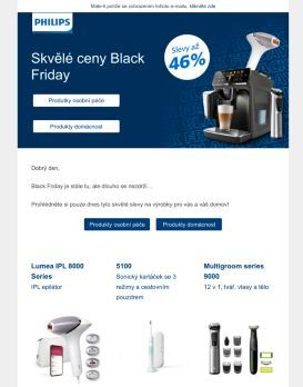 Super ceny Black Friday. Slevy až 46 %.