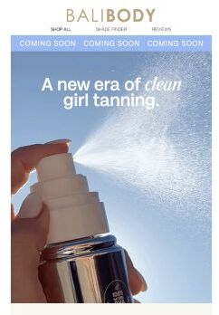 ✨ Coming Soon: the ultimate clean girl self tan