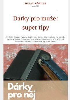 Dárky pro muže: super tipy