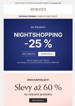 🌠 NIGHTSHOPPING −25 % 🌠