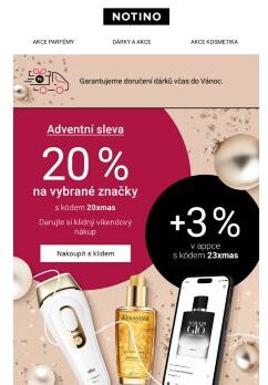 😊Až 23% adventní sleva v appce na vybrané značky!