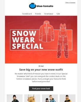 Flash Sale: Snowwear Special ❄️