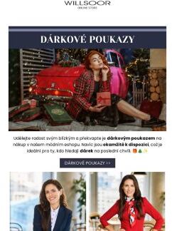 Dárkové poukazy - Last minute dárek pro vaše nejbližší 🎁