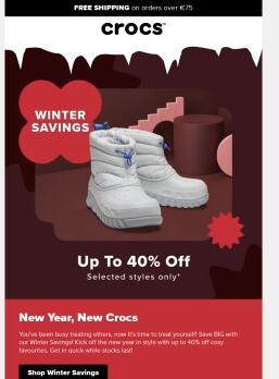 Unmissable Winter Savings!