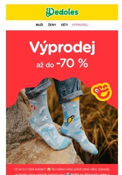 Výprodej až do -70 % začíná 💣