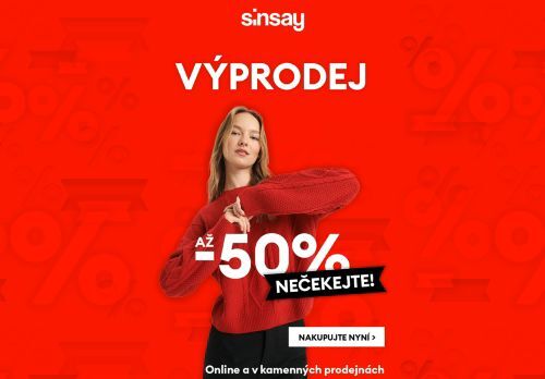 [ VÝPRODEJ ] začíná ❗ Až -50 % ⚡