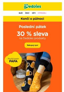 Máme pro tebe 30% slevu 🎉