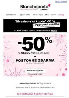 Silvestrovský V.I.P kupón ► Sleva 50 %