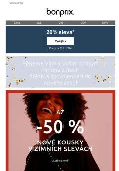 ✨ Šťastný nový rok: 20% sleva