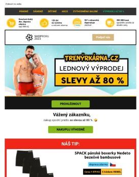 ❗ SLEVY až 80 % ❗