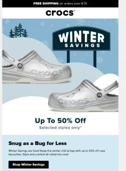 Get ready for BIG winter savings!