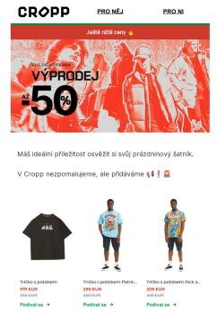 Výprodej až -50% je tu stále! 🔥