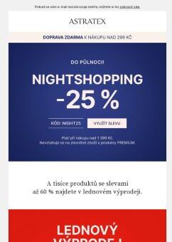 🌠 NIGHTSHOPPING −25 % 🌠