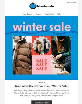 Winter Sale: Streetwear